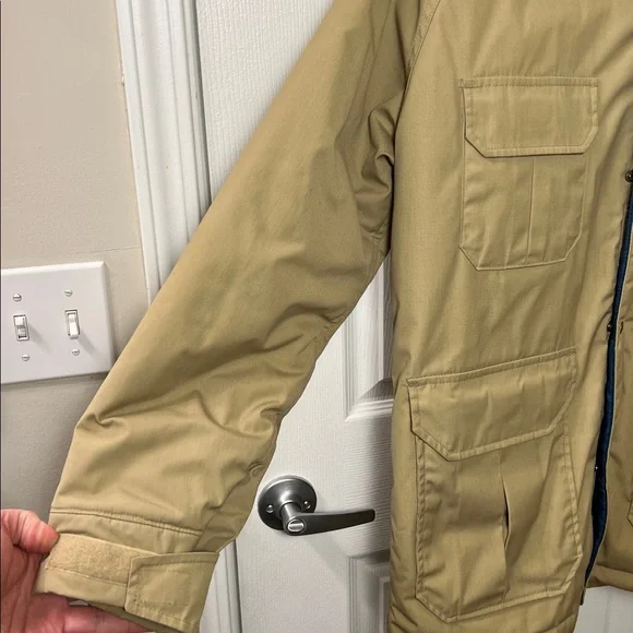 Woolrich Vintage Insulated Timber Jacket Coat Men's size XL tan USA with Hood